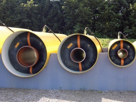 Пневматическое заглушающее перекрытие LAMPE тип 1500-2600, серия 2000 под обводную трубу 600 мм. Пневматическое заглушающее перекрытие LAMPE тип 1500-2600, серия 2000 под обводную трубу 600 мм.