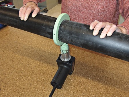 Ручной аппарат горячего воздуха GHIBLI - термоусадка водосточных труб