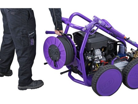 Автономный аппарат сверхвысокого давления wheel jet 11 300 -18-0-p