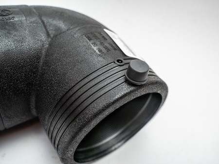 Отвод электросварной 90° PN16 SDR11 PE100 D315 Отвод электросварной 90° PN16 SDR11 PE100 D315